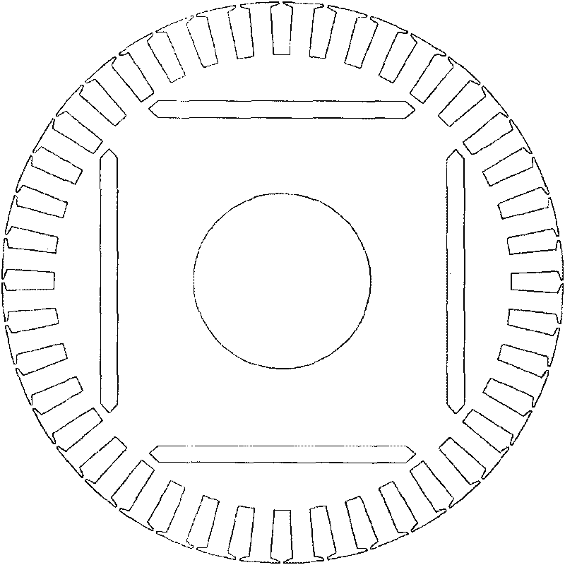 Permanent-magnet self-starting synchronous motor