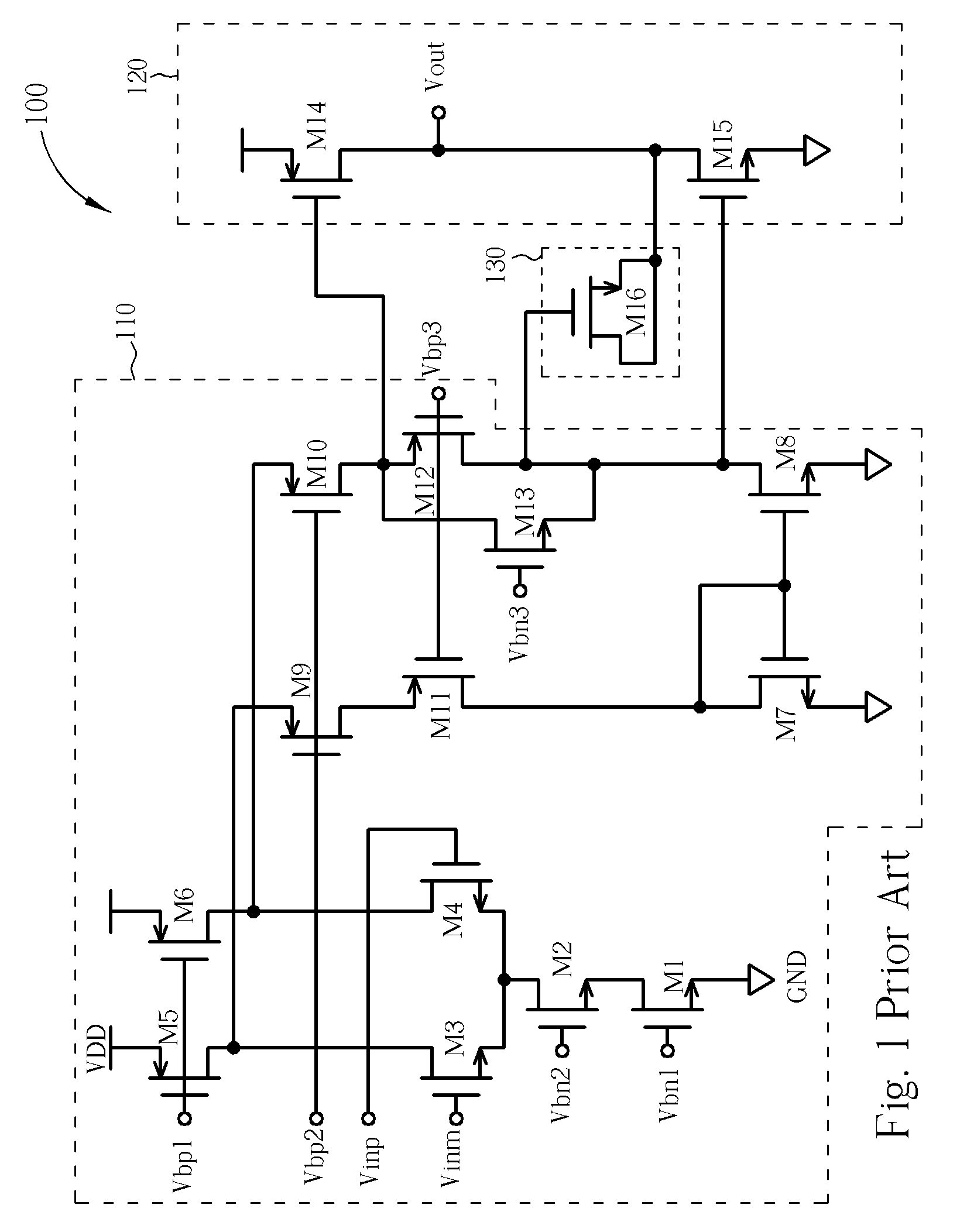 Amplifier circuit having a compensation circuit coupled to an output node of an operational amplifier for improving loop stability