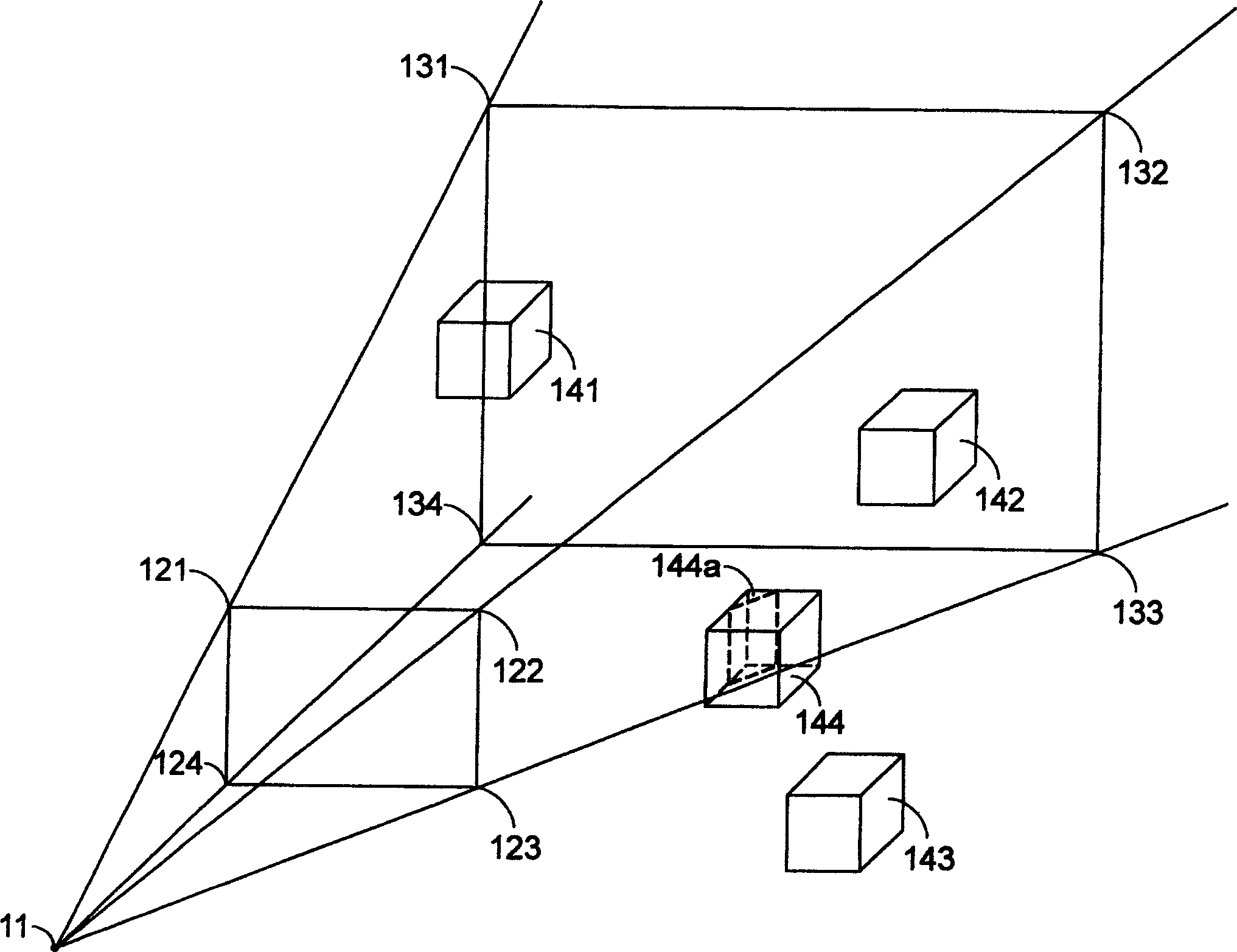 Tridimensional image processing method