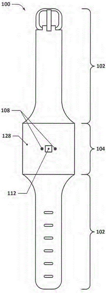 Heart rate sensor with high-aspect-ratio photodetector element