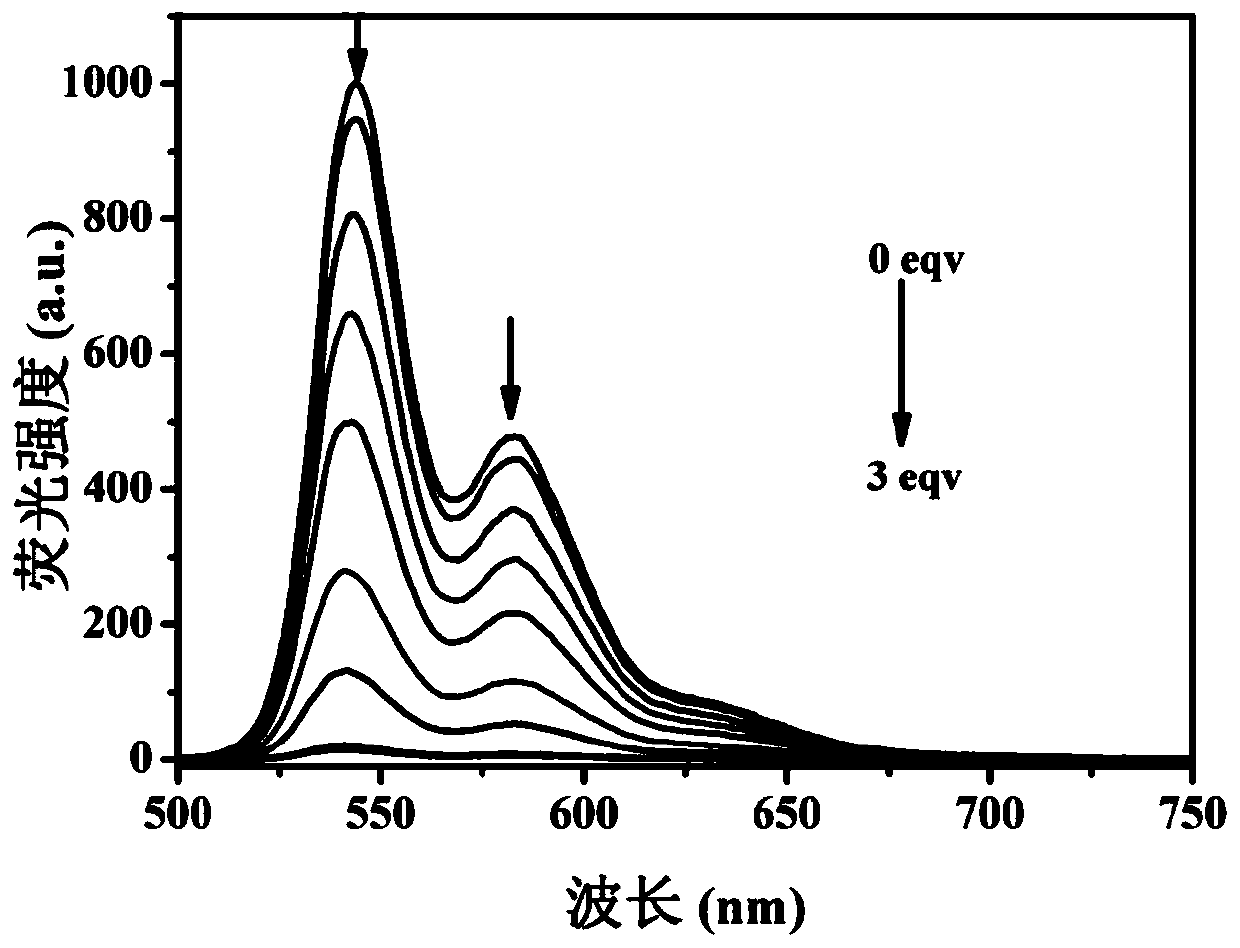 Perylene diimide derivative, preparation method and application of perylene diimide derivative in preparation of ATP (adenosine triphosphate) fluorescent probe