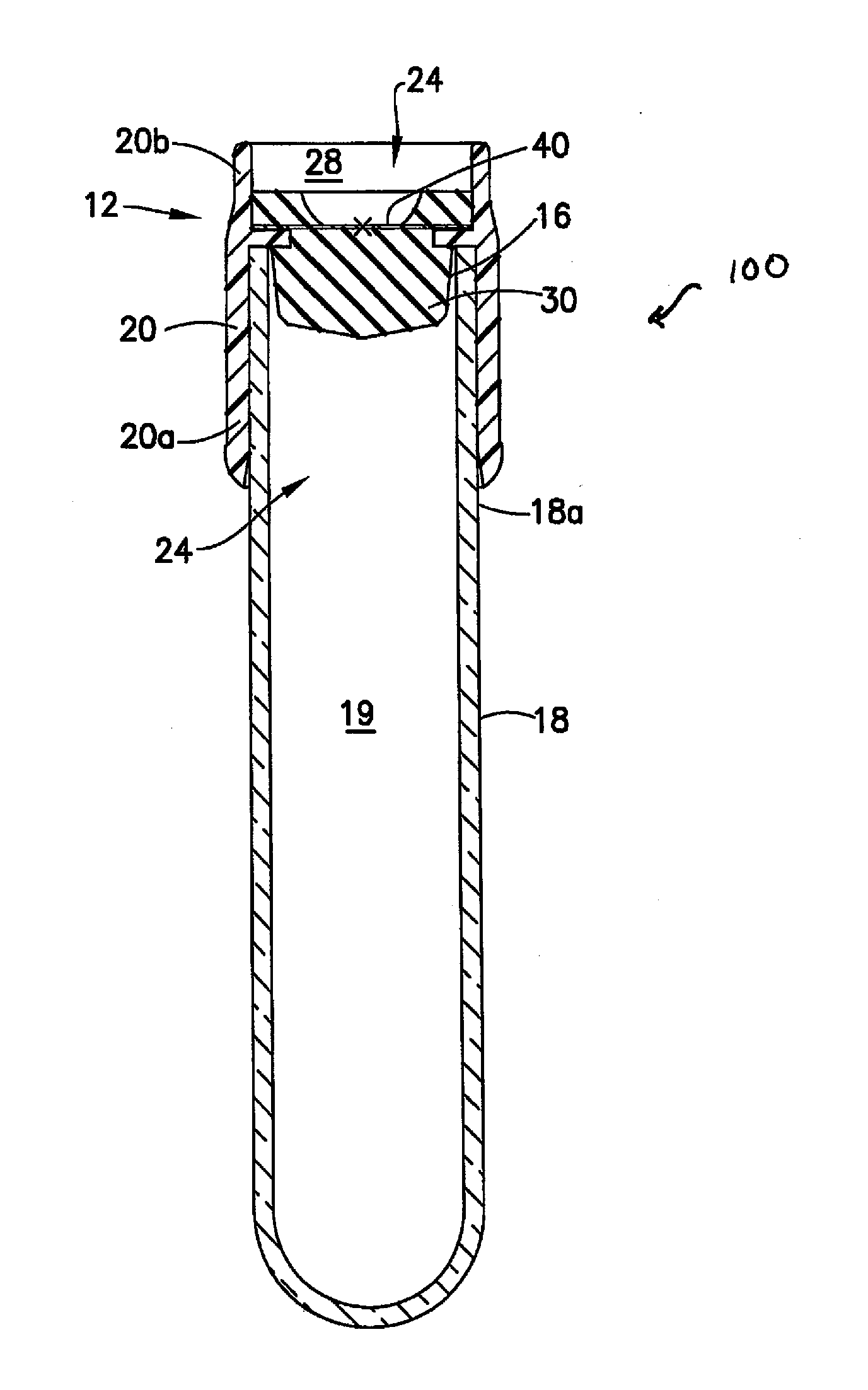 One-Piece Safety Tube Closure with Film Element