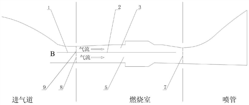 A variable channel ramjet engine and its design and adjustment method