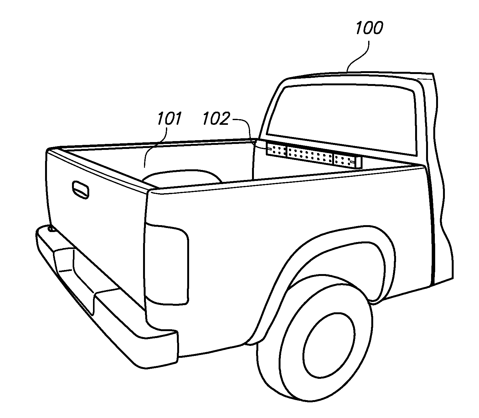 Methods And Systems For Truck Bed LED Light Strip With LED Flashlights