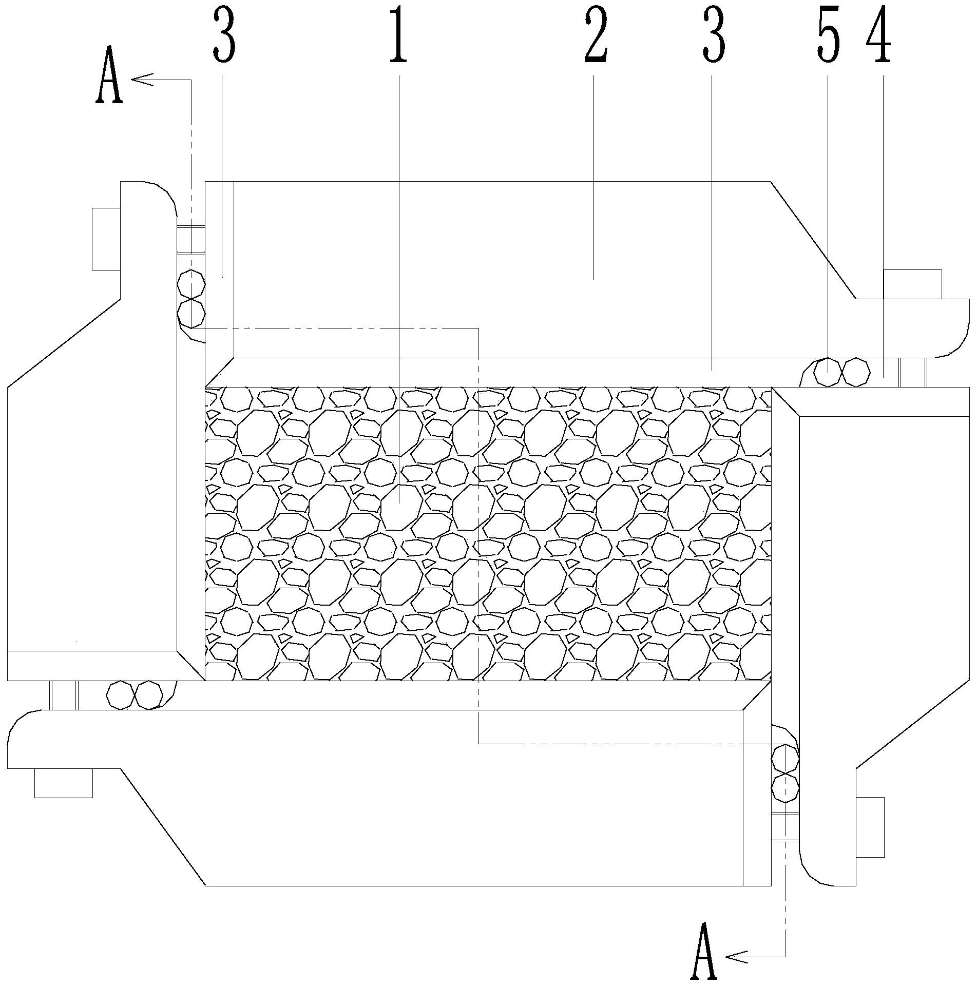 Rock sample sealing method for hard rock true triaxial test