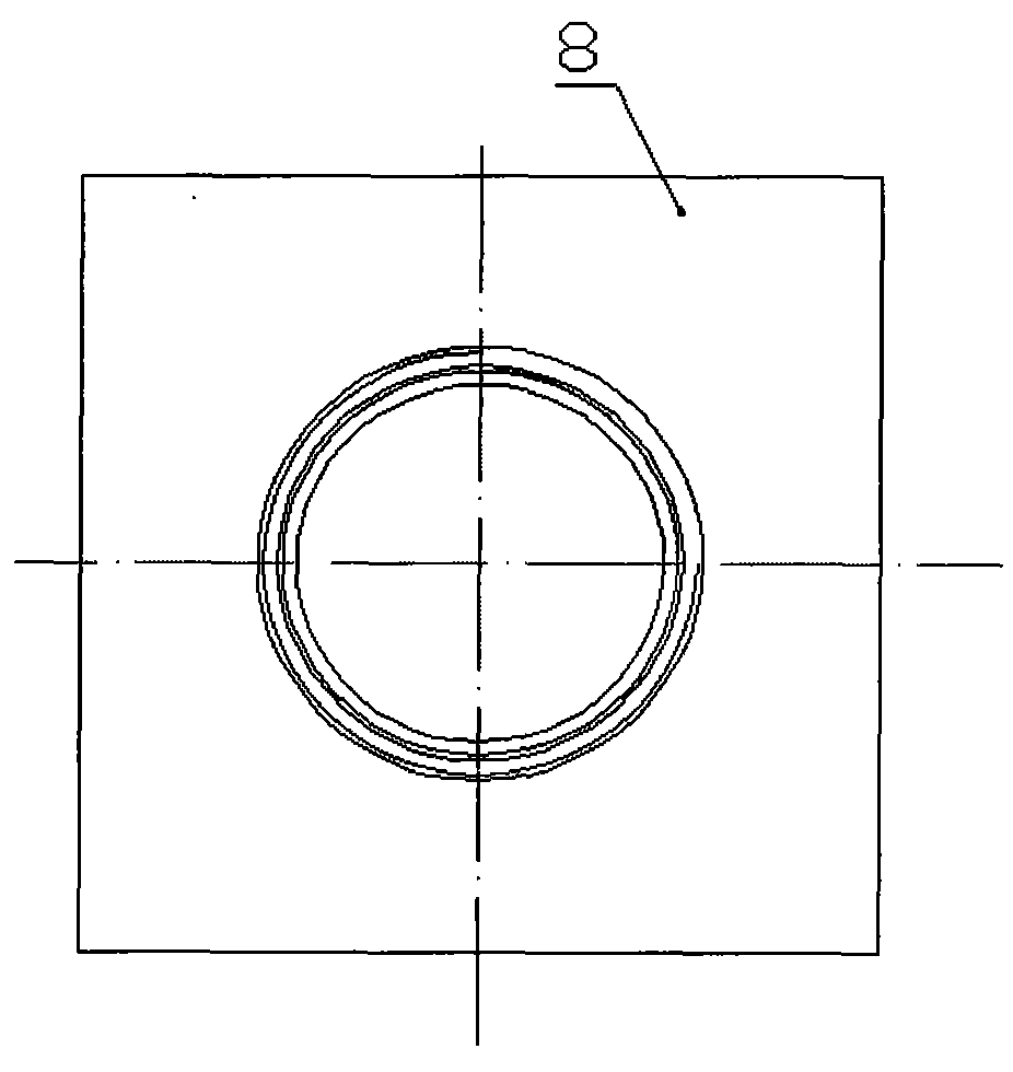 Embedded semi-hidden type indoor air supply air purifier