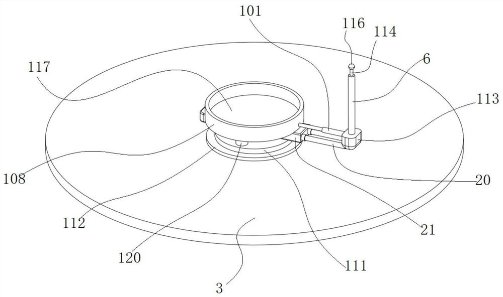 Edible fungus planting system based on rotary spray water supplementing and working method