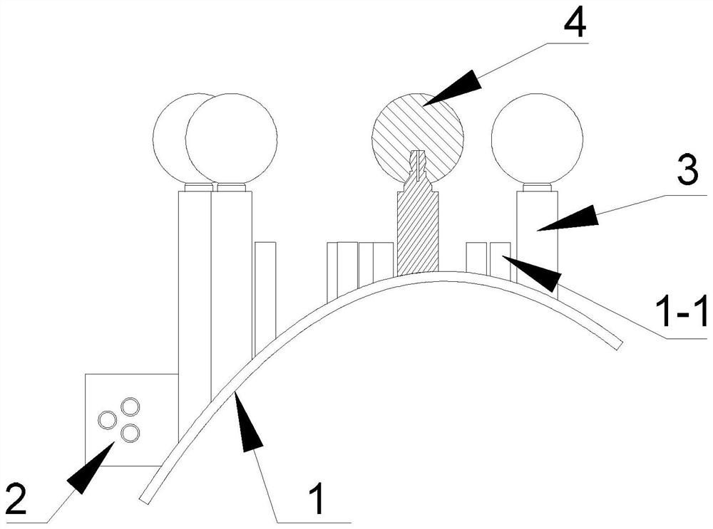 Puncture template based on optical positioning, auxiliary radiotherapy constant force tracking system realized by applying same, and constant force tracking method