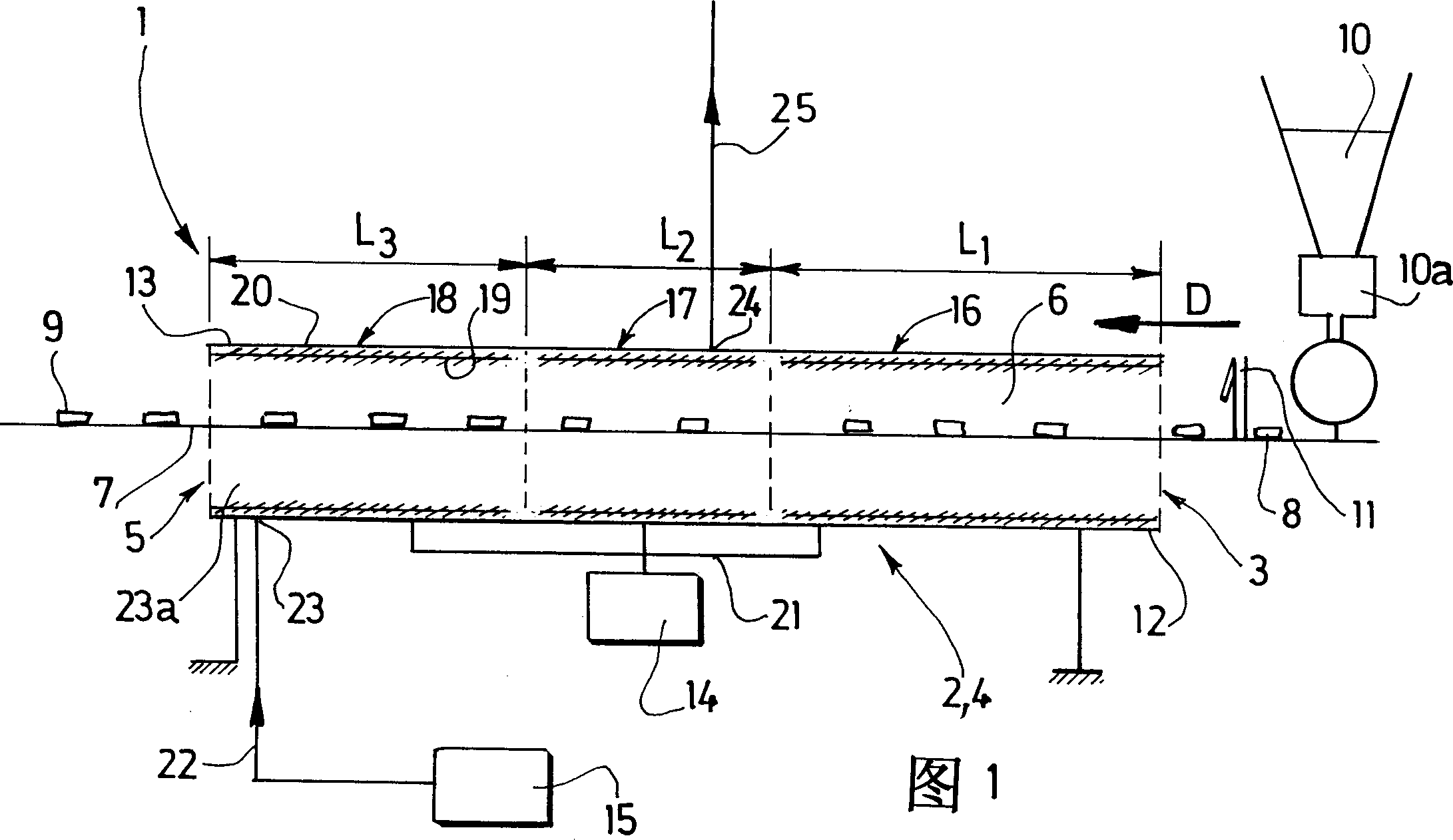 Vapor and microwave combined continuously cooking device