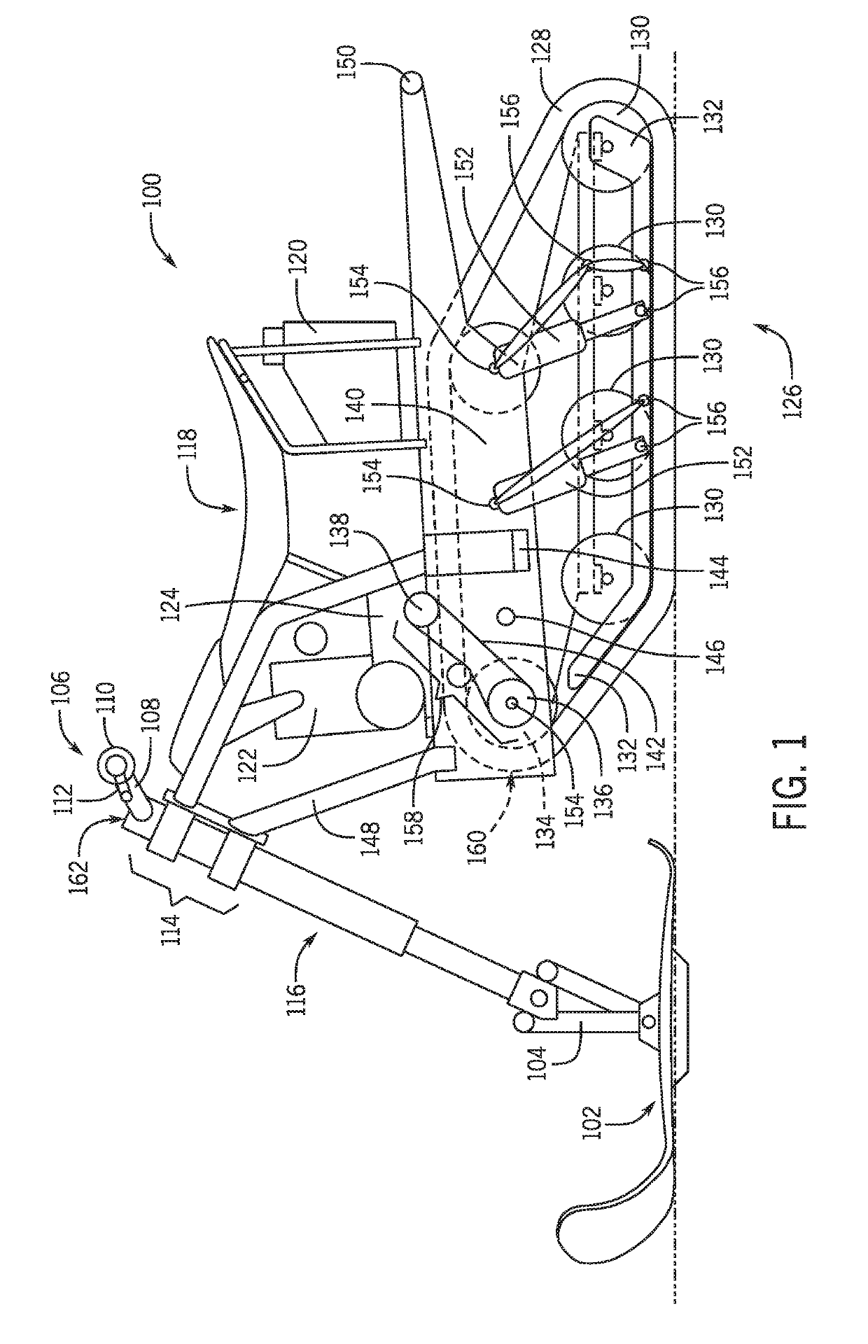 Snow bike having a center of mass substantially aligned with the center of mass of a rider for enhanced stability