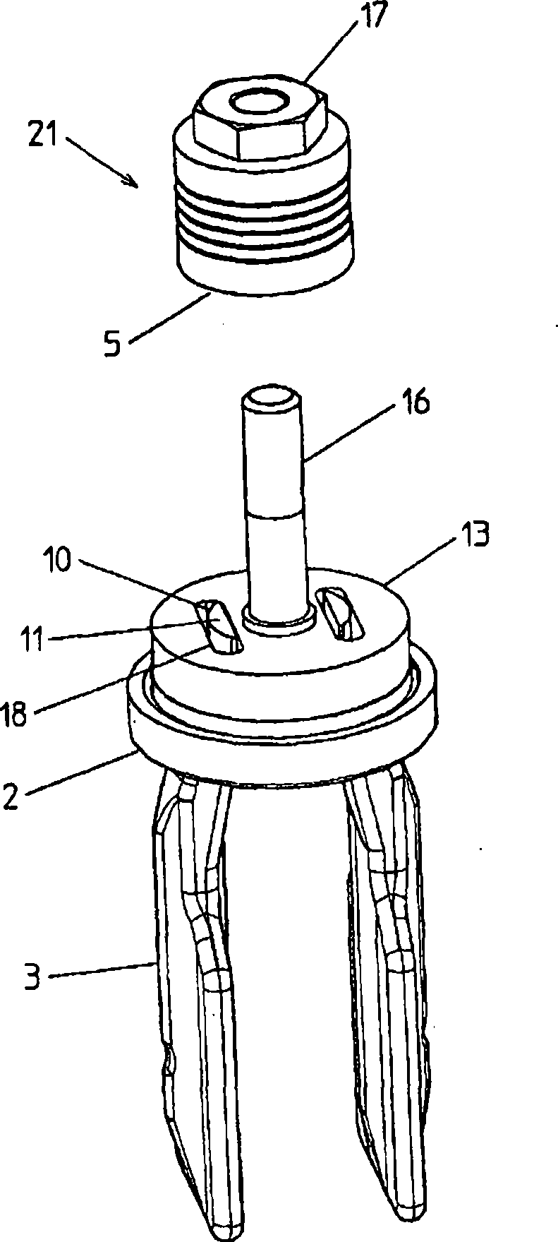 Fill level measuring device for determining and/or monitoring a fill level