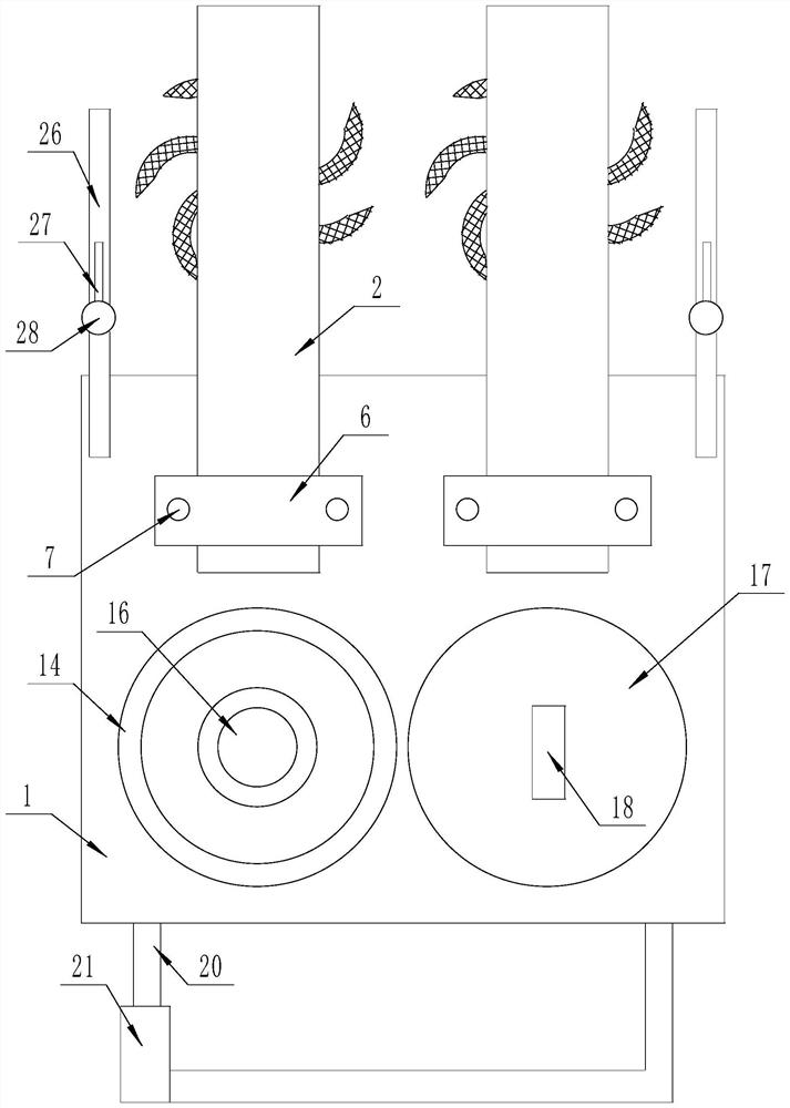 A sewage treatment tank salvage device