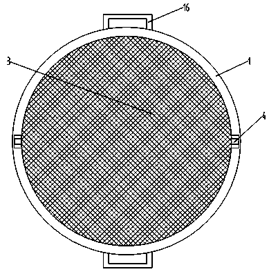 Sewage sample storage and collection device