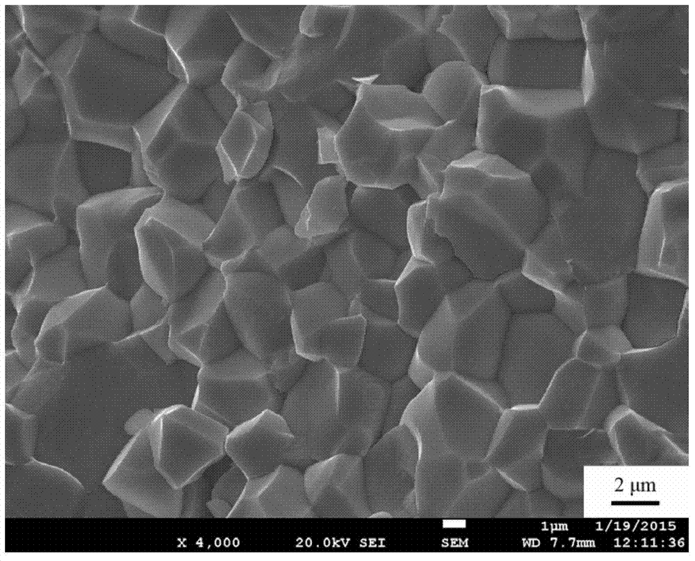 Lead manganate antimonate doped niobium nickel-lead zirconate titanate piezoelectric ceramic