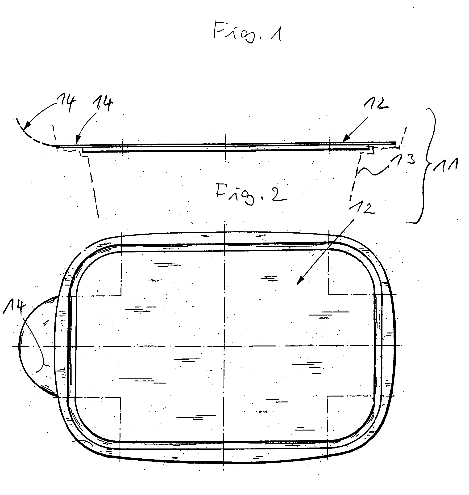 Method of manufacturing container top parts forming container lids