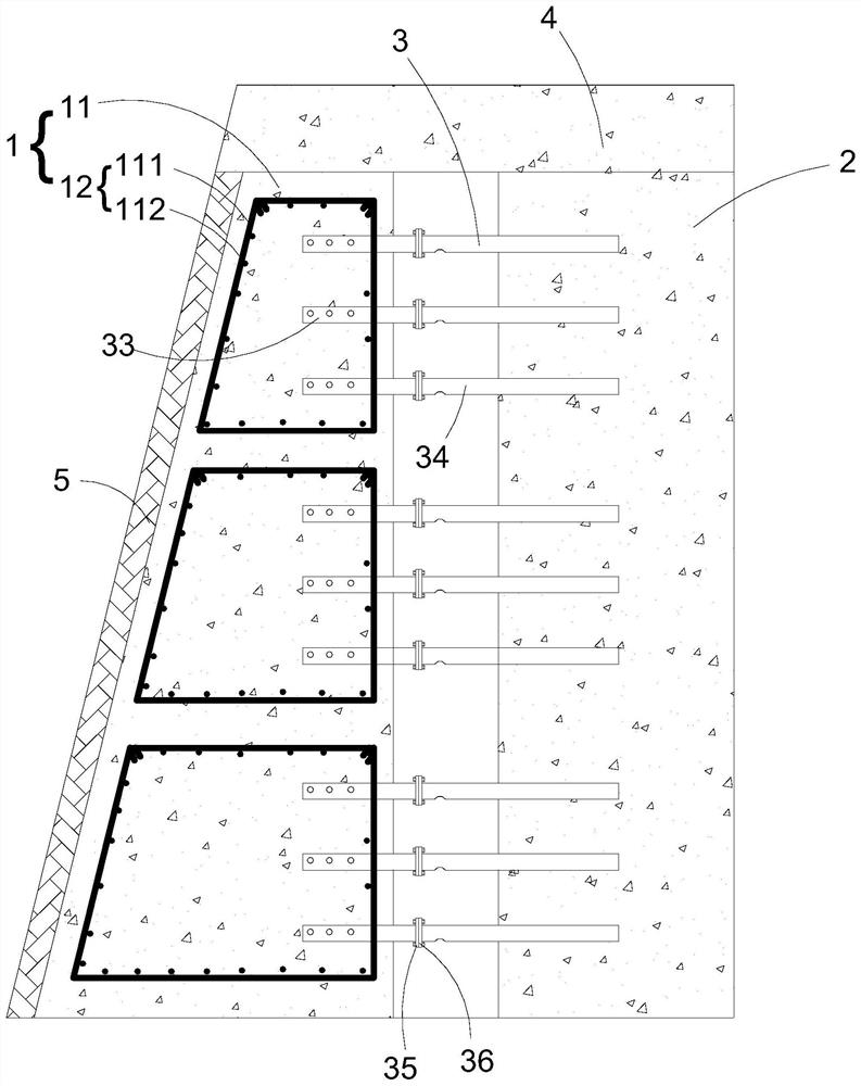 Anti-seepage water conservancy structure, construction method and anti-seepage method