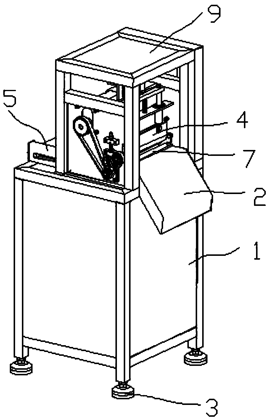 Multi-function automatic cut-off machine for gluten