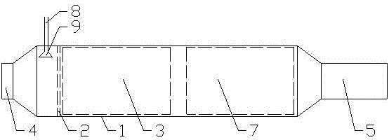 Cylindrical tail gas filter