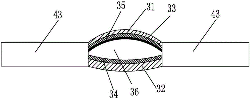 Air column type protection device