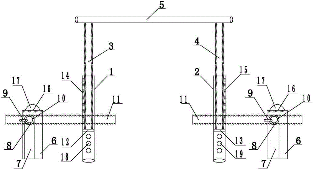 A kind of manipulator shaking and lifting high jump bar for sports high jump