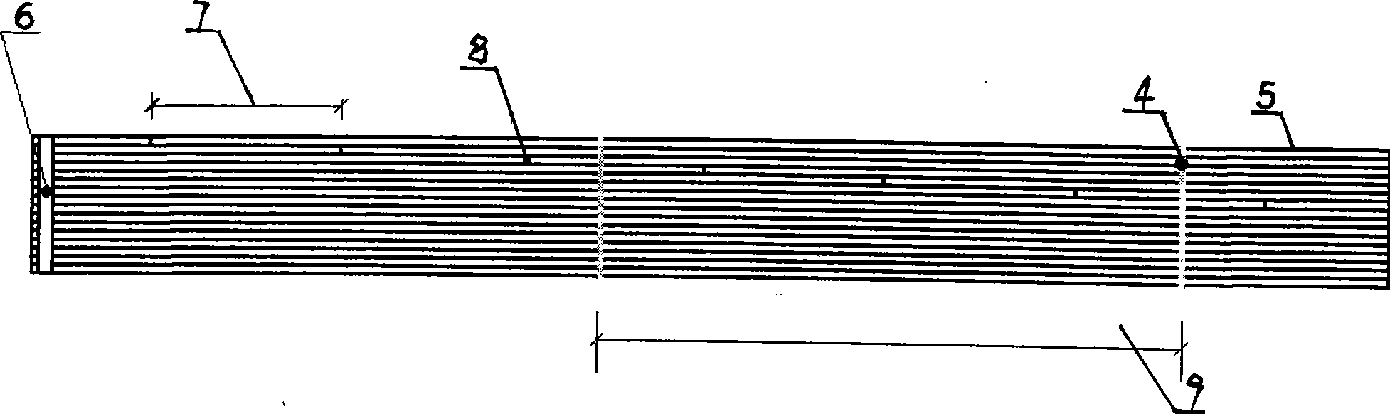 Method for producing bamboo thread sheet material