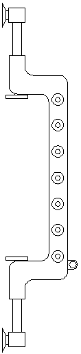 A shading device with adjustable light transmittance for automobile windows