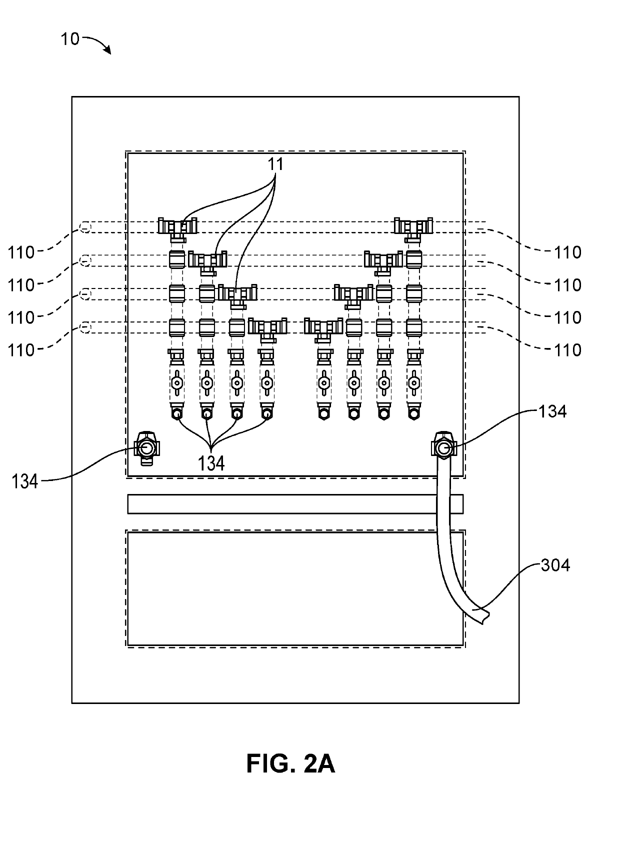 Dialysis wall box apparatus and wall chase system