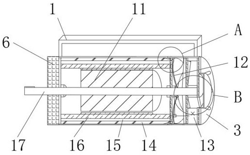 An external circulation cooling new energy motor