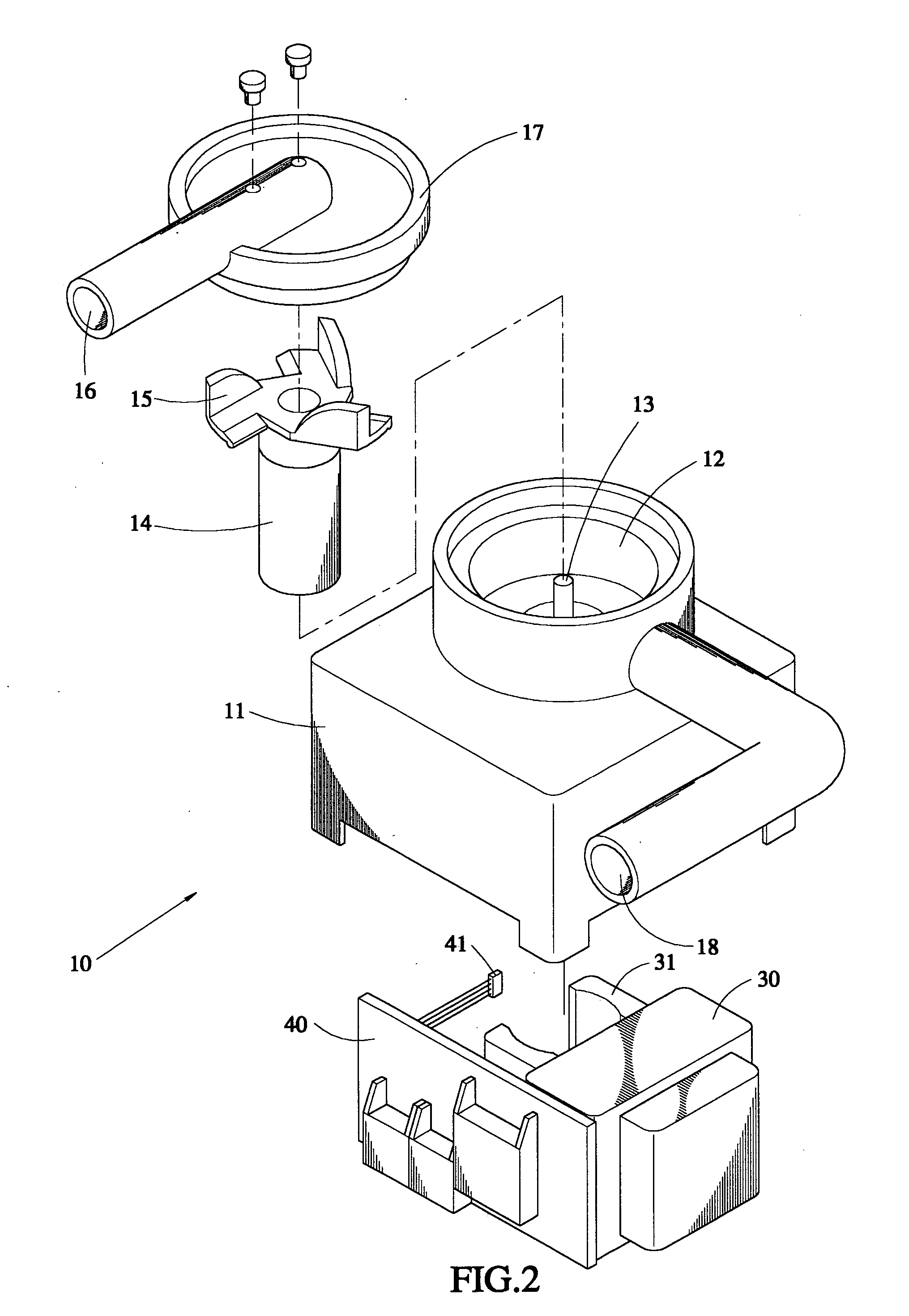 Coolant pumping device