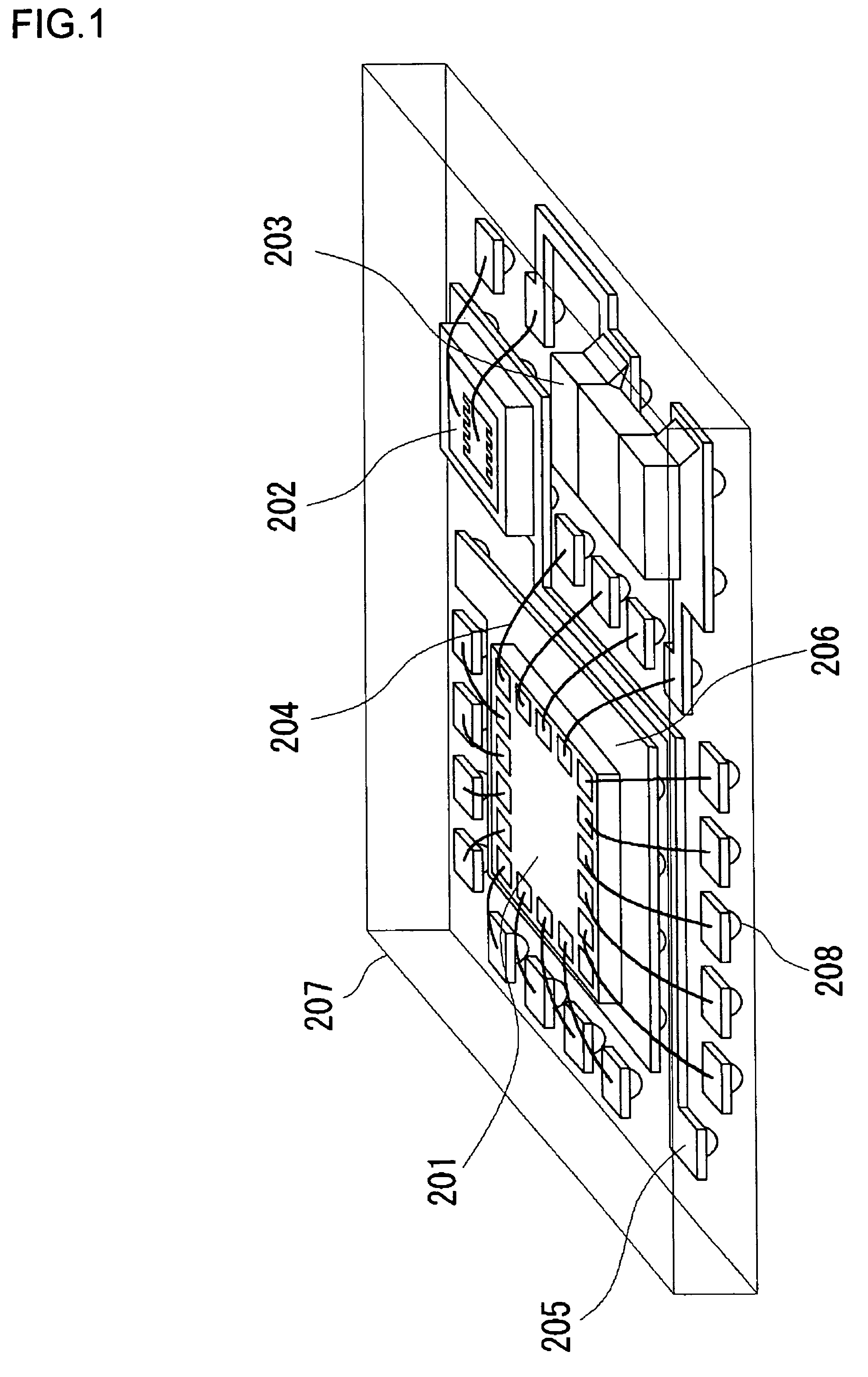 Device mounting board and semiconductor apparatus using the same