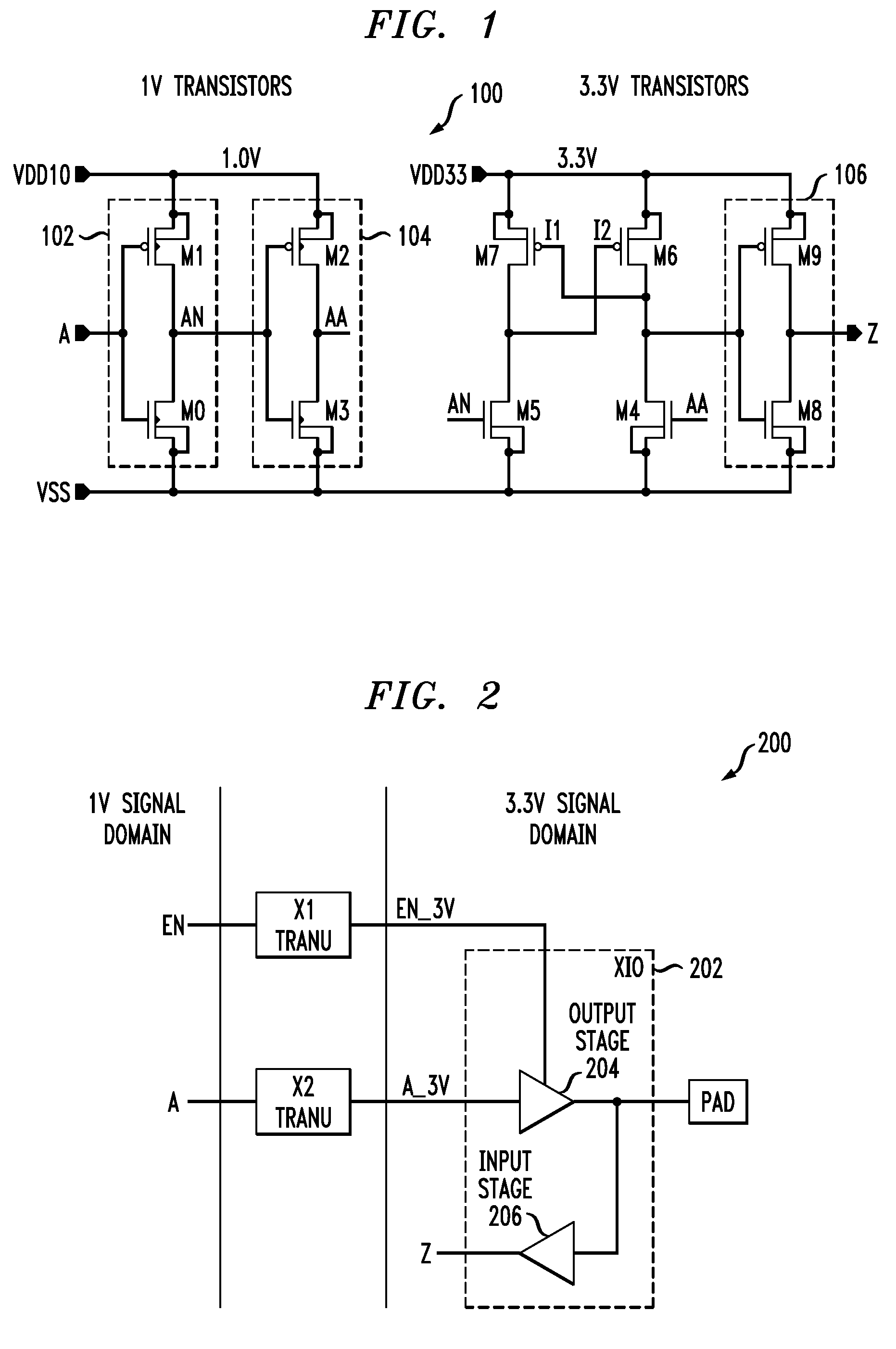 Buffer Circuit Having Multiplexed Voltage Level Translation