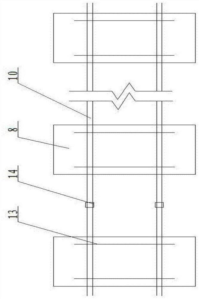 Boiler mounting and hoisting device with electric fan