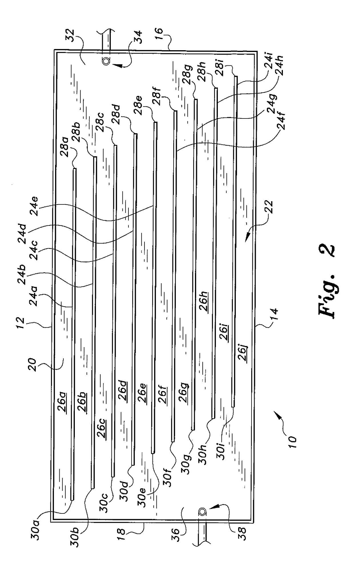 Heat exchanger for photovoltaic panels