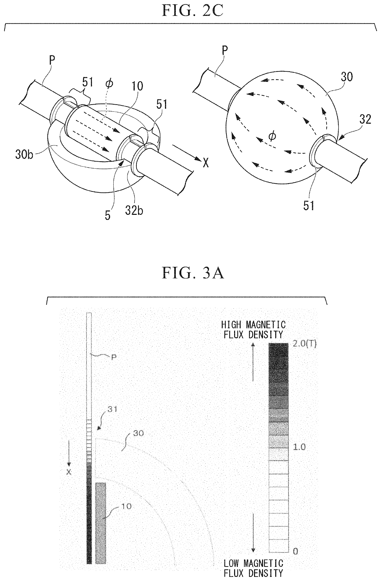 Device and method of detecting magnetic characteristic change for long material