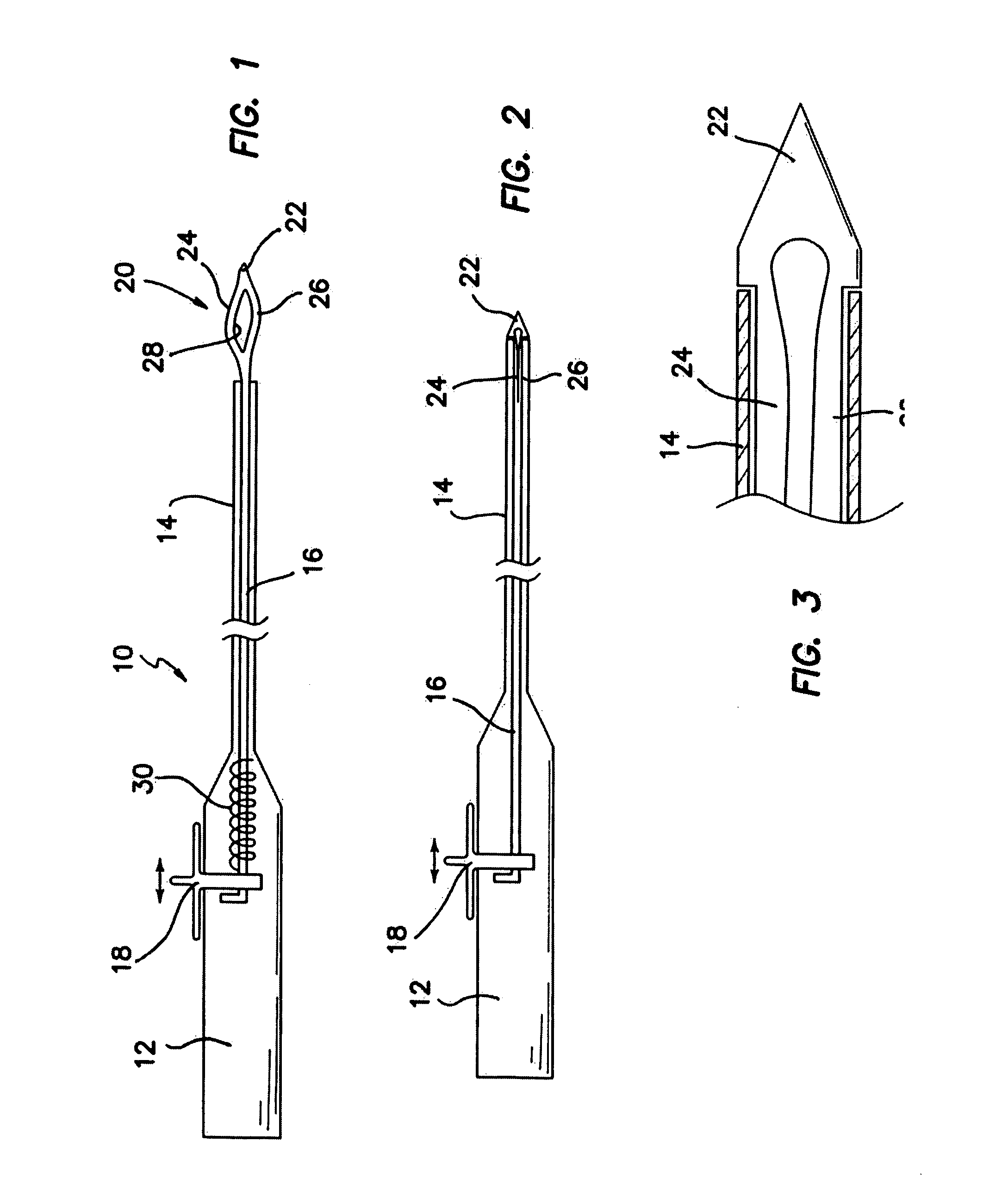 Expandable needle suture apparatus and associated handle assembly with rotational suture manipulation system