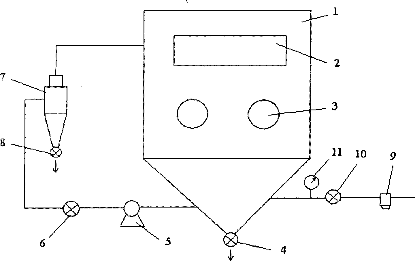 Cleaning method for hot spraying components and device thereof