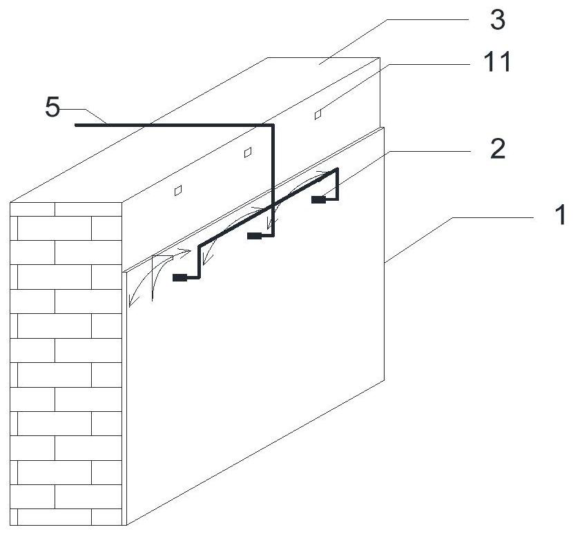 Cooling system and cooling method for building exterior wall
