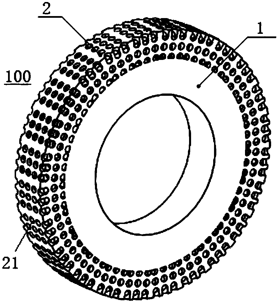 Solidified metal bonding agent grinding wheel with inner flow passage structures, device and preparation technique