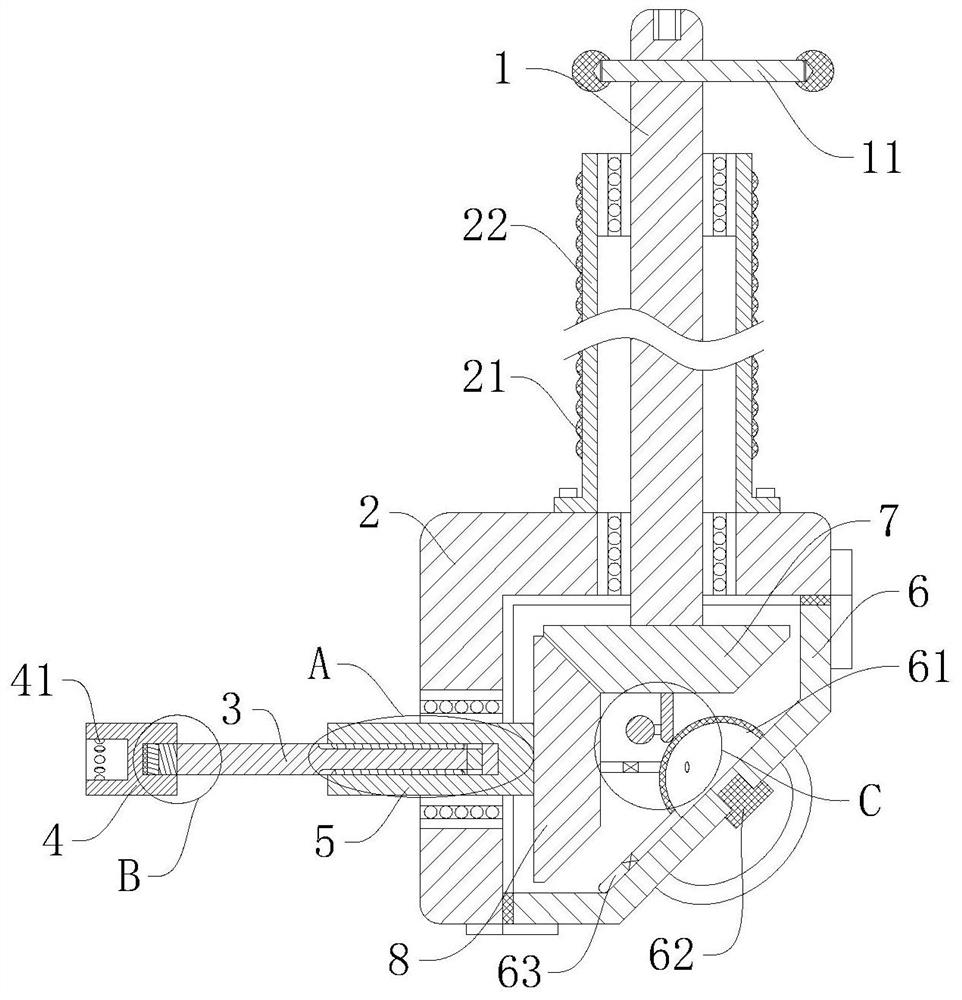 Tool for disassembling and assembling bolt for fixing mutual inductor in transformer substation