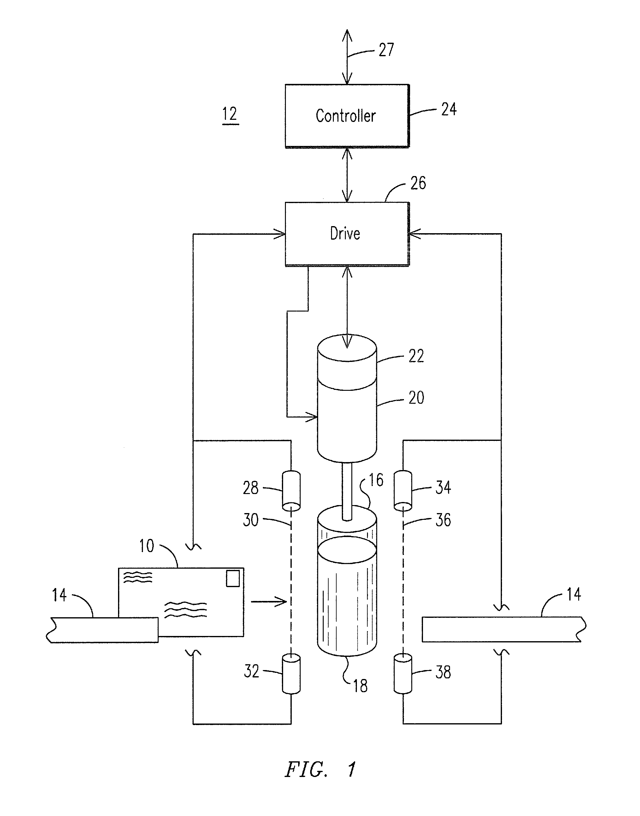 System for determining the mass of an item in motion