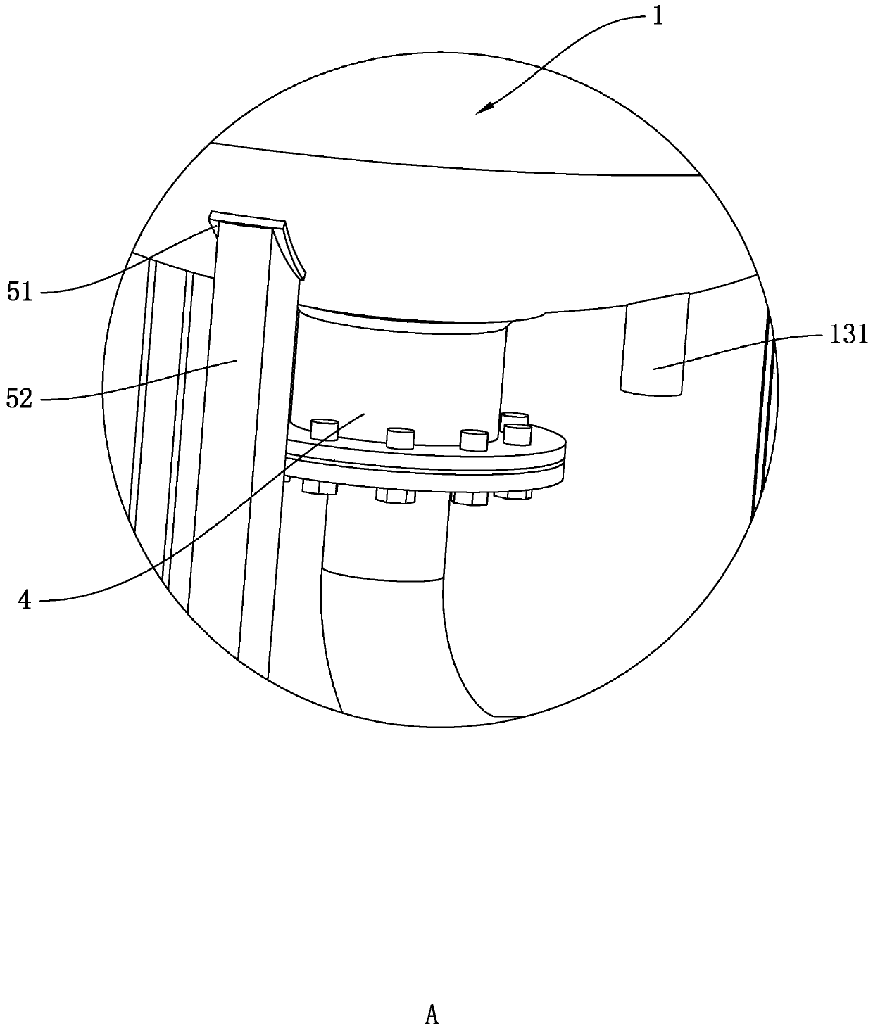 Diaphragm air pressure tank and processing technology thereof