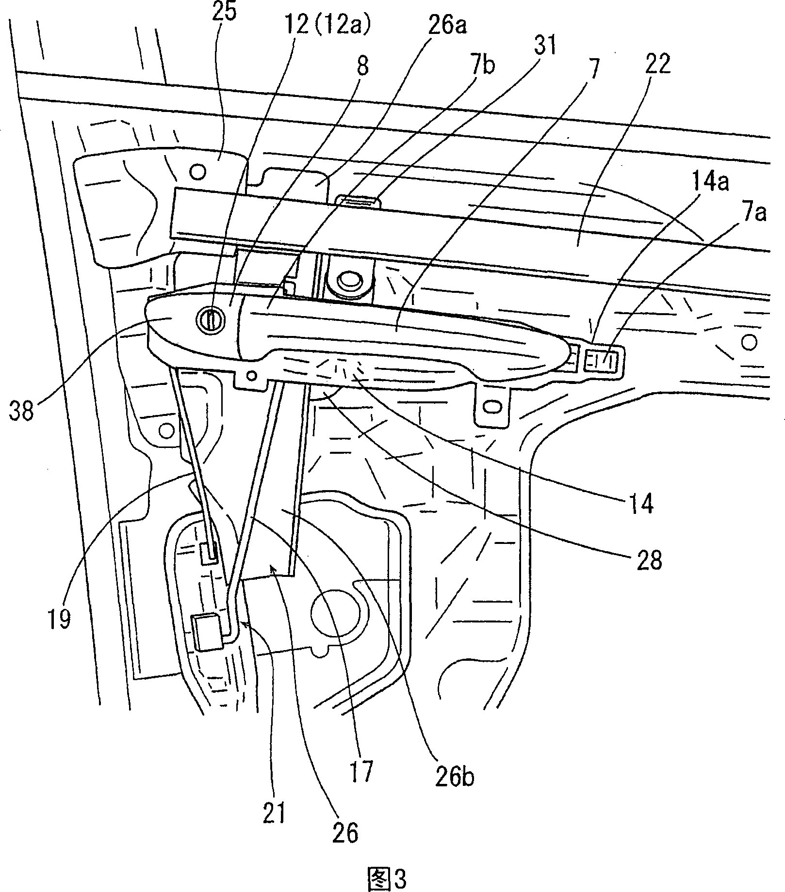 Door structure of automotive vehicle