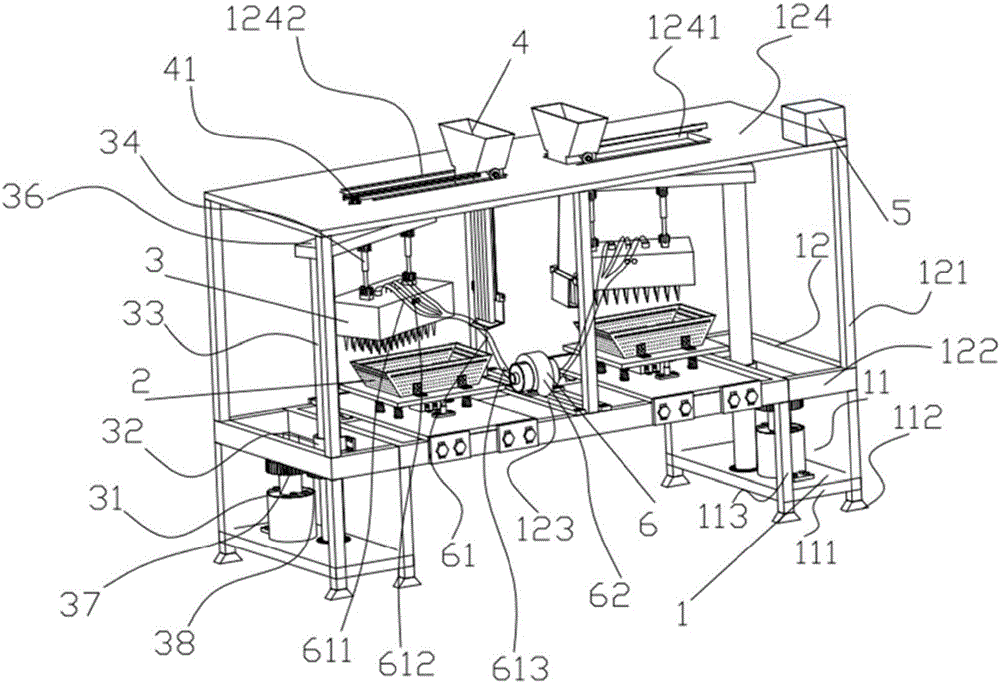 Air suction type seeding device