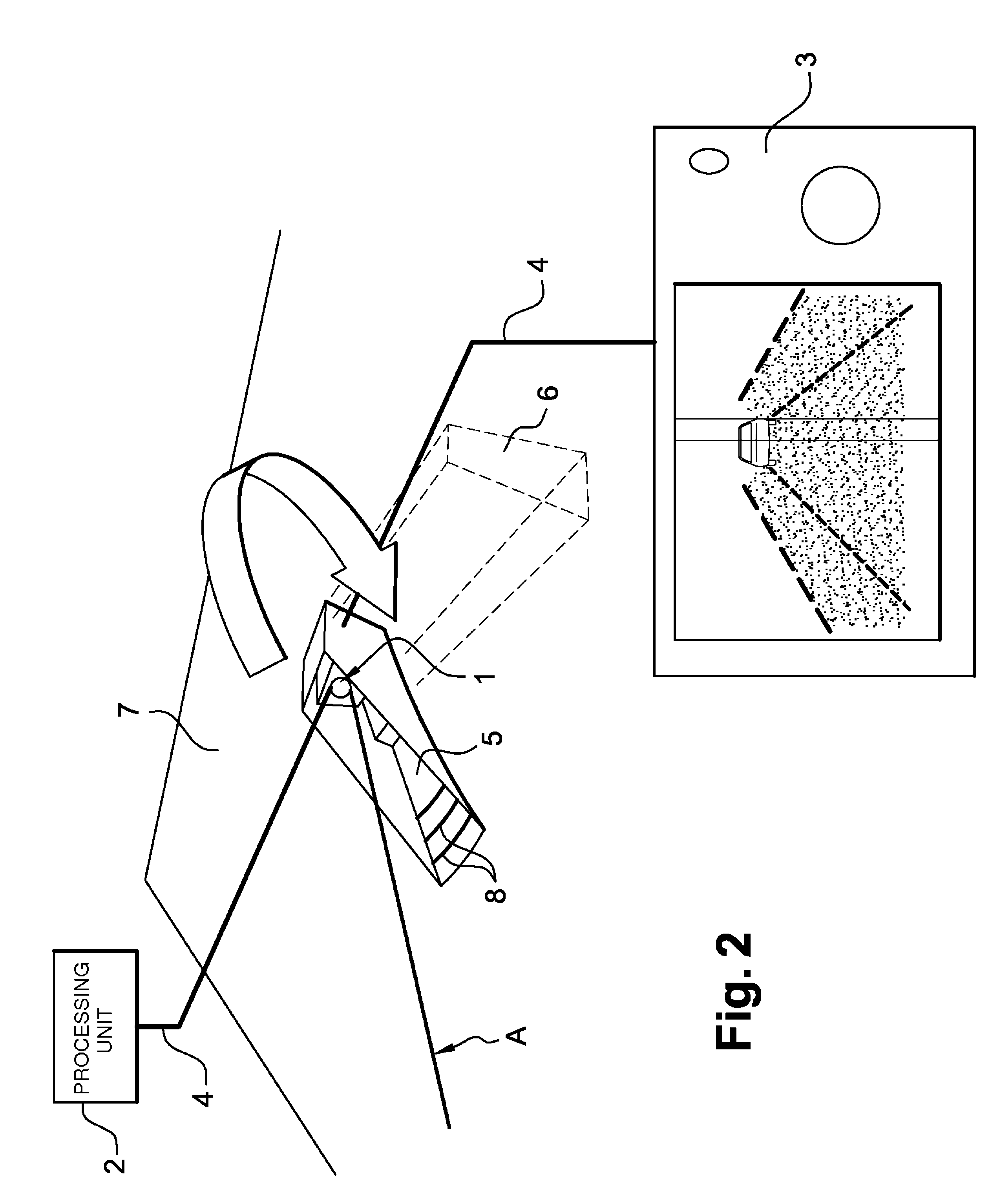 Method for adjusting the orientation of a camera installed in a vehicle and system for carrying out this method