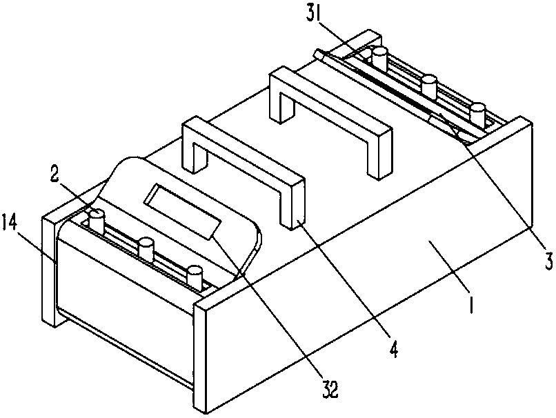 Jig for storing cylindrical mold standard parts