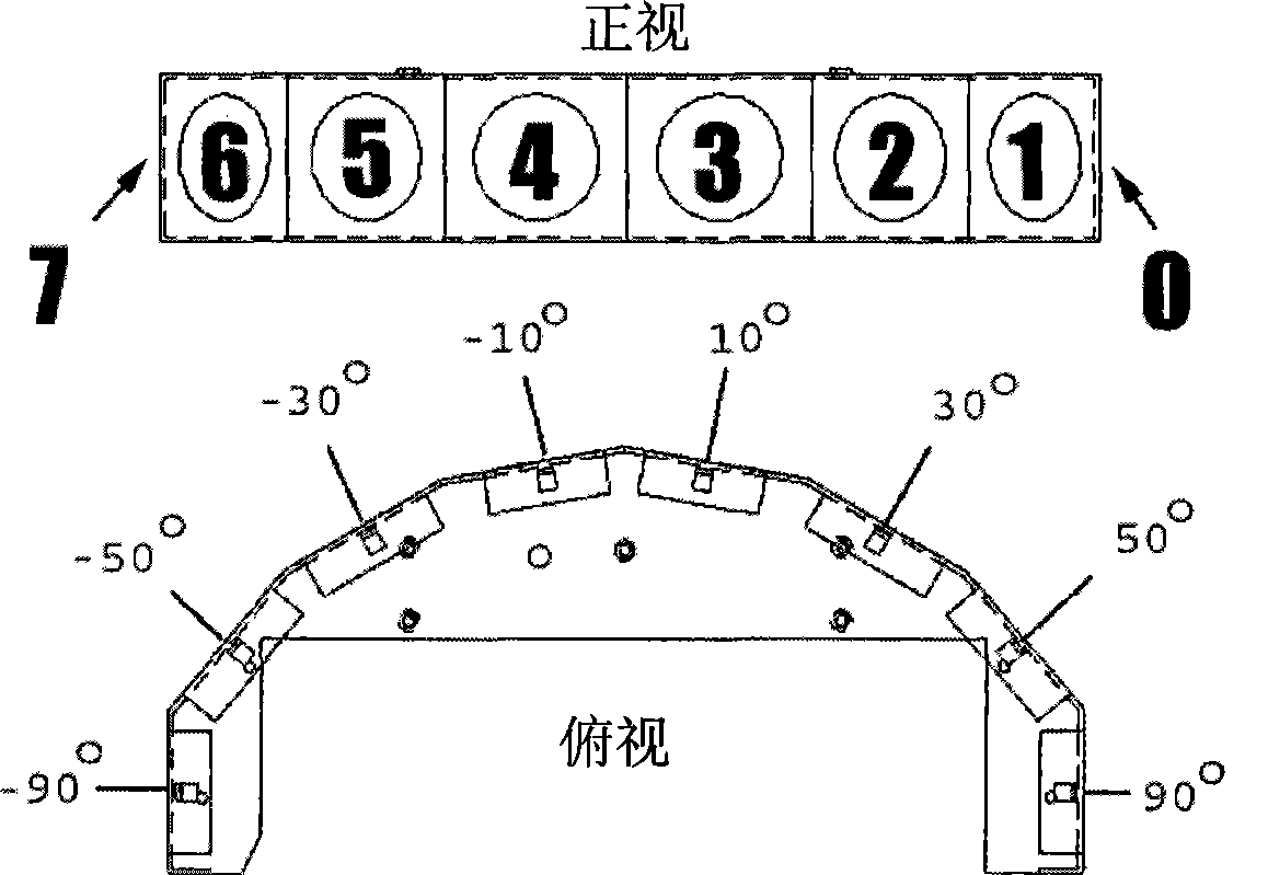 Mobile robot grating map creating method of real-time data fusion