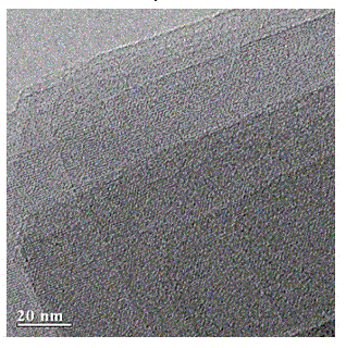 Method for synthesizing novel thin layer ZSM-5 zeolite with boron-containing framework