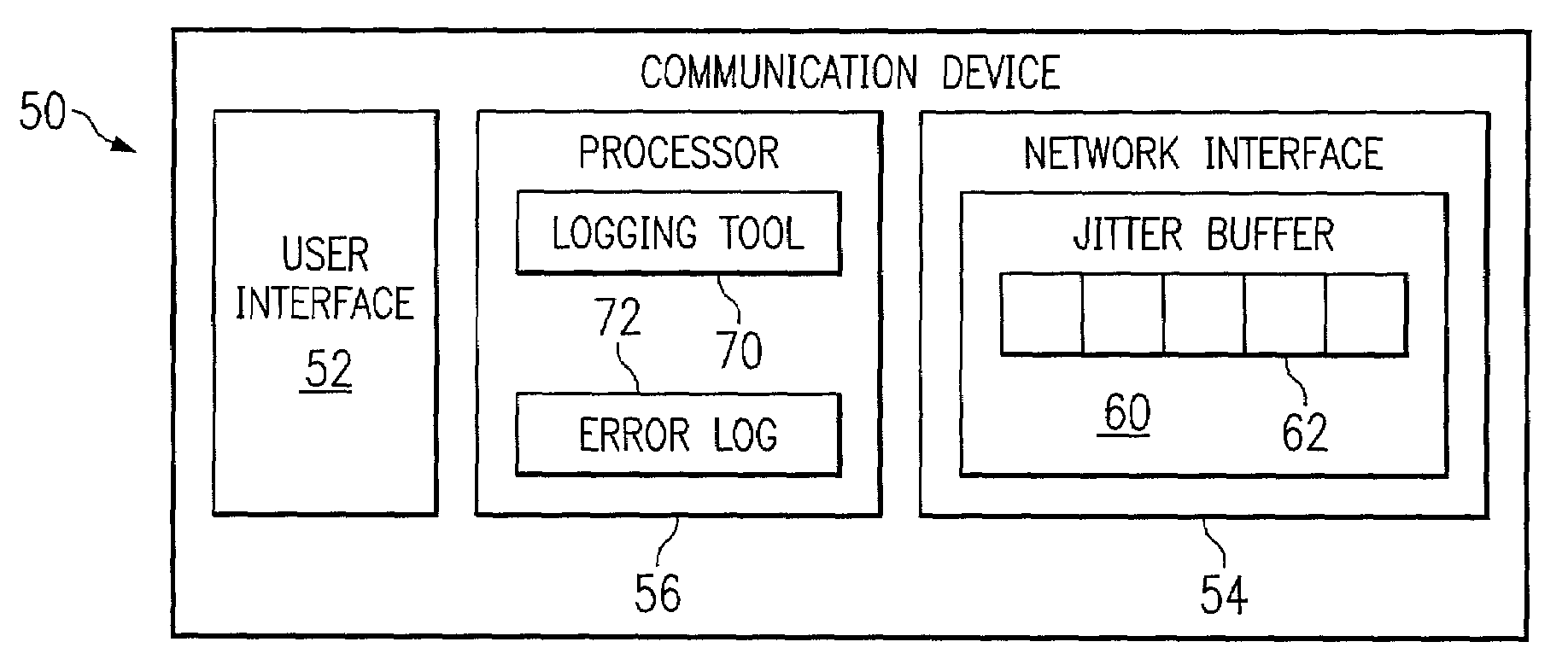 Method and system for logging voice quality issues for communication connections