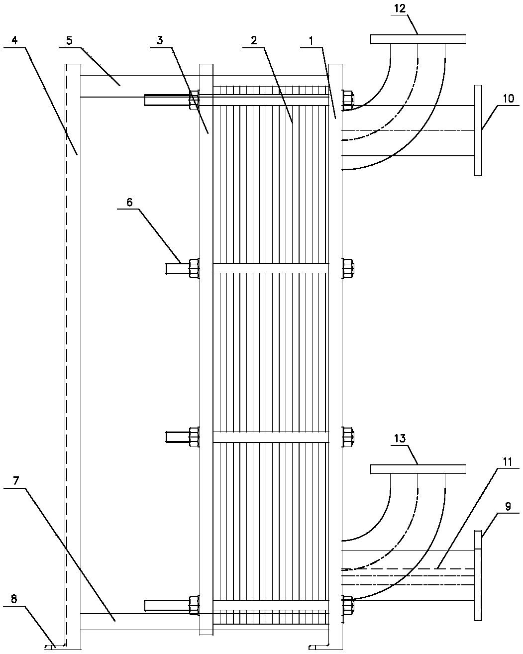 A high-efficiency phase-change plate evaporator