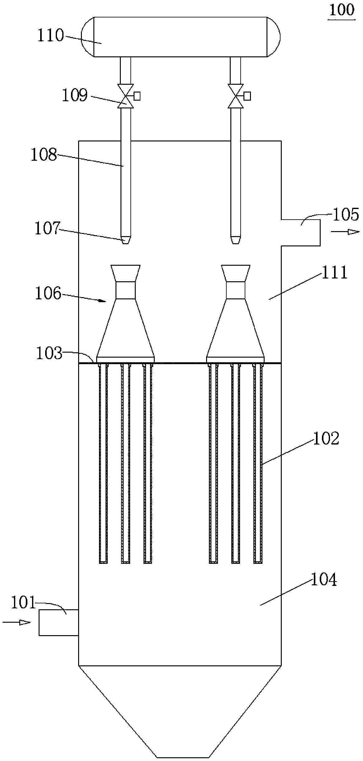 Self-direction-adjustment periodic pulse jet-flow spray nozzle and filter